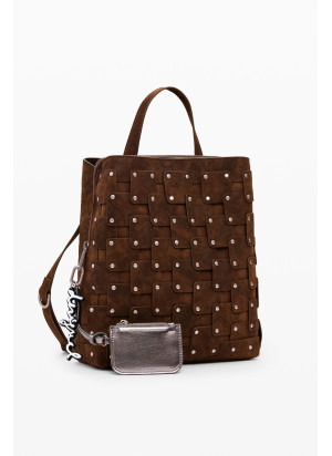 New Patch 1 Choco Sumy Backpack Desigual 25WAKP39-6009 Chocolate
