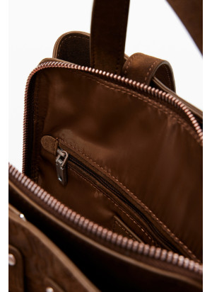New Patch 1 Choco Sumy Backpack Desigual 25WAKP39-6009 Chocolate