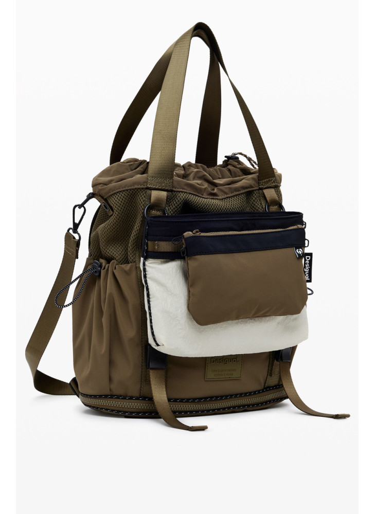 Basic Modular Discover Backpack Desigual 25WAKY10-4002 Kaki Basic Modular Discover Backpack Desigual 25WAKY10-4002 Kaki