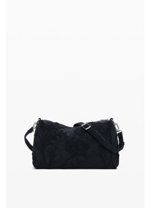 Bolsa Romeo Floral Total Bergamo Desigual 25WAXP41-2000 Preto