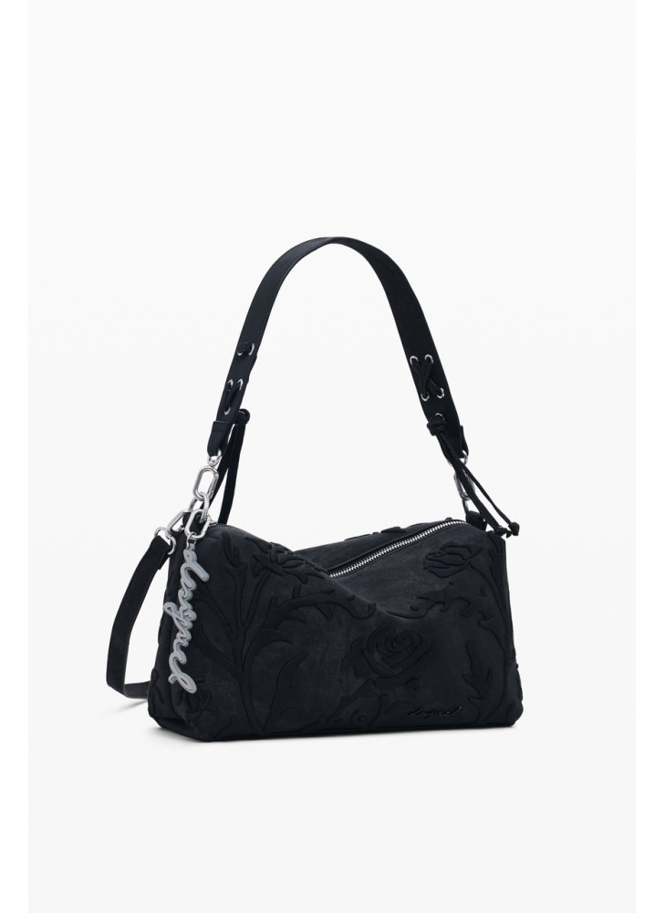 Bolsa Romeo Floral Total Bergamo Desigual 25WAXP41-2000 Preto Bolsa Romeo Floral Total Bergamo Desigual 25WAXP41-2000 Preto