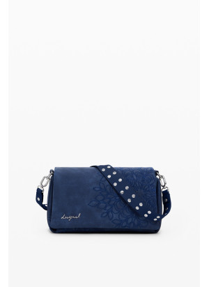 Sierra Naron Medium Flap Bag Desigual 25WAXPBF-5031 Blue