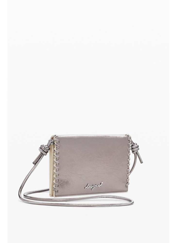 Capsule Tiny Zip Matilda Bag Desigual 25WAYP40-9067 Silver Capsule Tiny Zip Matilda Bag Desigual 25WAYP40-9067 Silver