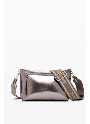 Half Logo Trokel Bag Desigual 25WAXPAQ-9225 Silver