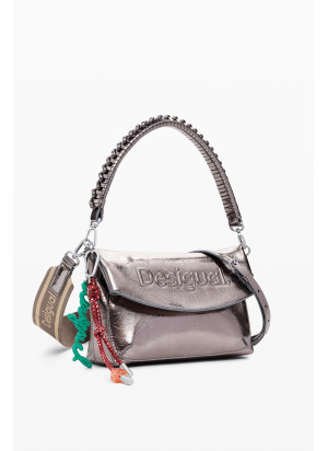 Half Logo Trokel Bag Desigual 25WAXPAQ-9225 Silver