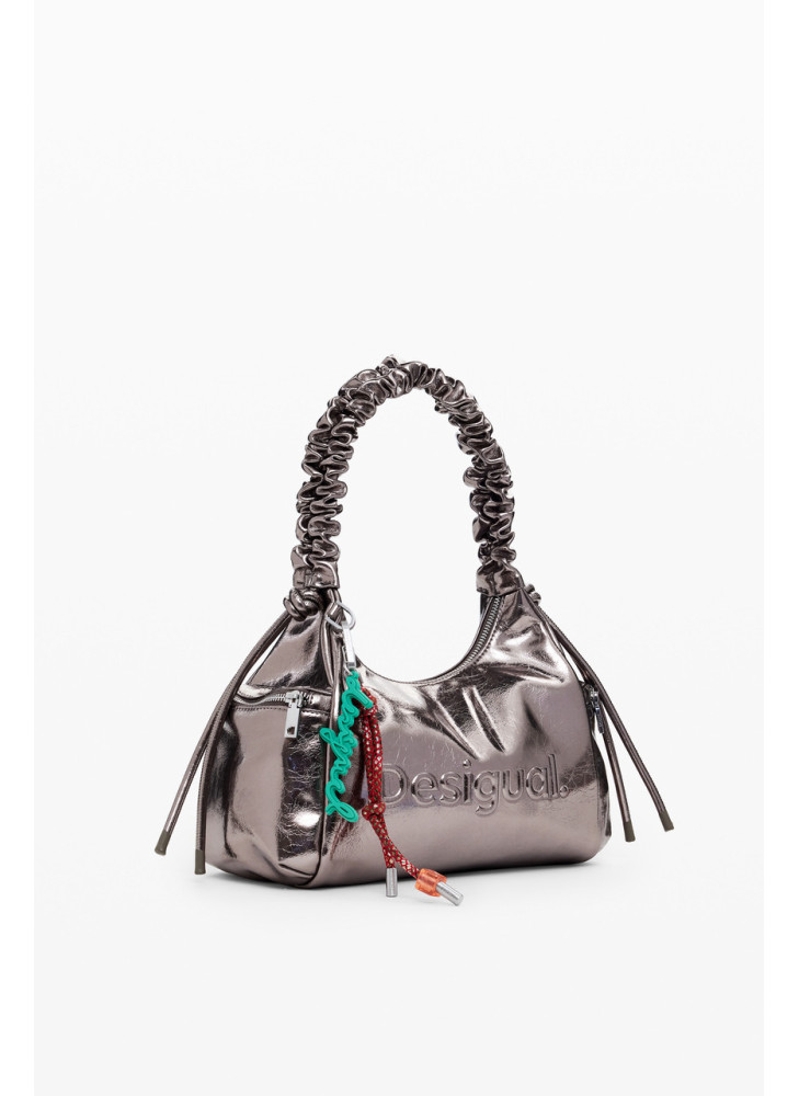 Bolsa Half Logo Montville Desigual 25WAXPAS-9225 Prata Bolsa Half Logo Montville Desigual 25WAXPAS-9225 Prata