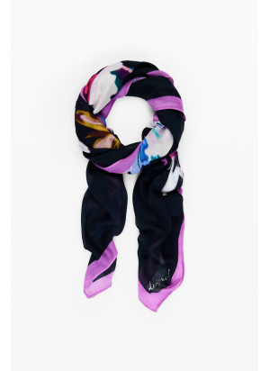 Lenço Floral Garden Desigual 25WAWA23-2000 Preto