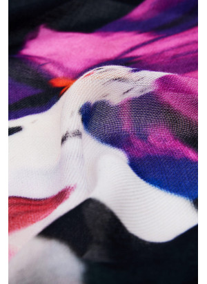 Lenço Floral Garden Desigual 25WAWA23-2000 Preto