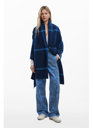 Poncho Desigual 25WAIA17-5036 Blue