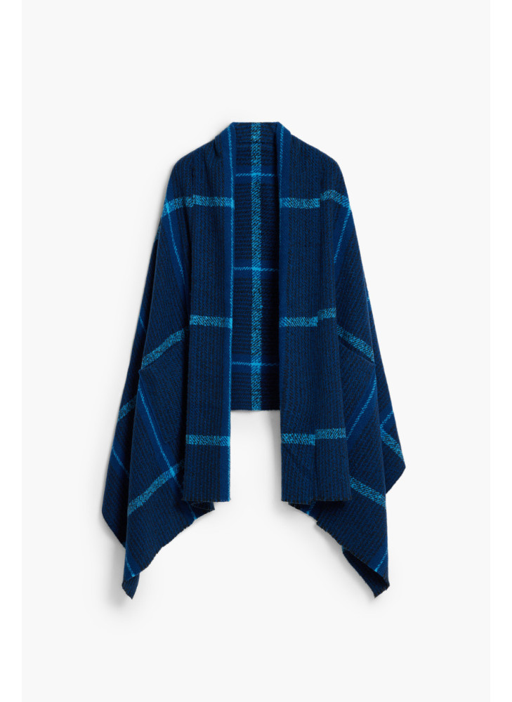 Poncho Desigual 25WAIA17-5036 Azul