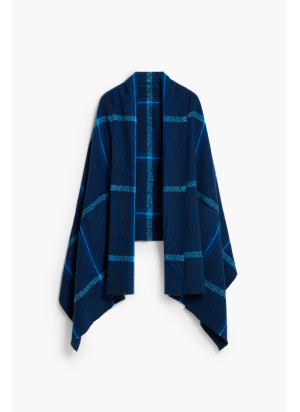 Poncho Desigual 25WAIA17-5036 Blue