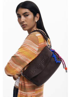 Half Logo Trokel Bag Desigual 25WAXP70-6009 Chocolate