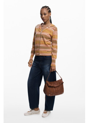 Embro Patch Loverty Bag Desigual 25WAXPA8-6011 Camel