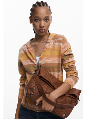 Bolsa Embro Patch Loverty Desigual  25WAXPA8-6011 Camel