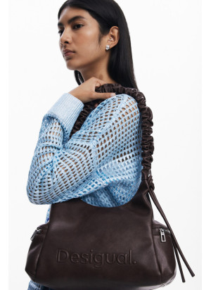 Half Logo Montvillel Bag Desigual 25WAXPAY-6009 Chocolate