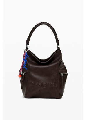 Half Logo Arica Backpack Desigual 25WAKP29-6009 Chocolate