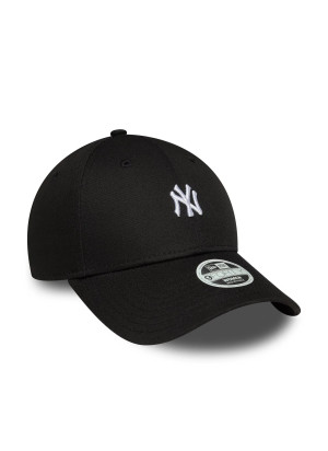 New York Yankees Womens MLB Mini Logo 9FORTY Adjustable Cap New Era 60675534 Black