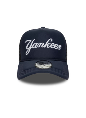 Boné New York Yankees MLB Script 9FORTY New Era 60691182 Azul