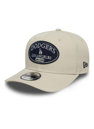 LA Dodgers MLB Patch 9SEVENTY Stretch-Snap Adjustable Cap New Era 60691205 Cream