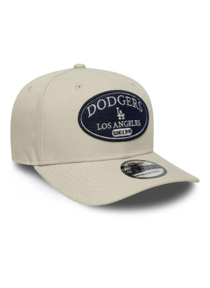 Boné LA Dodgers MLB Patch 9SEVENTY Stretch-Snap Adjustable New Era 60691205 Bege