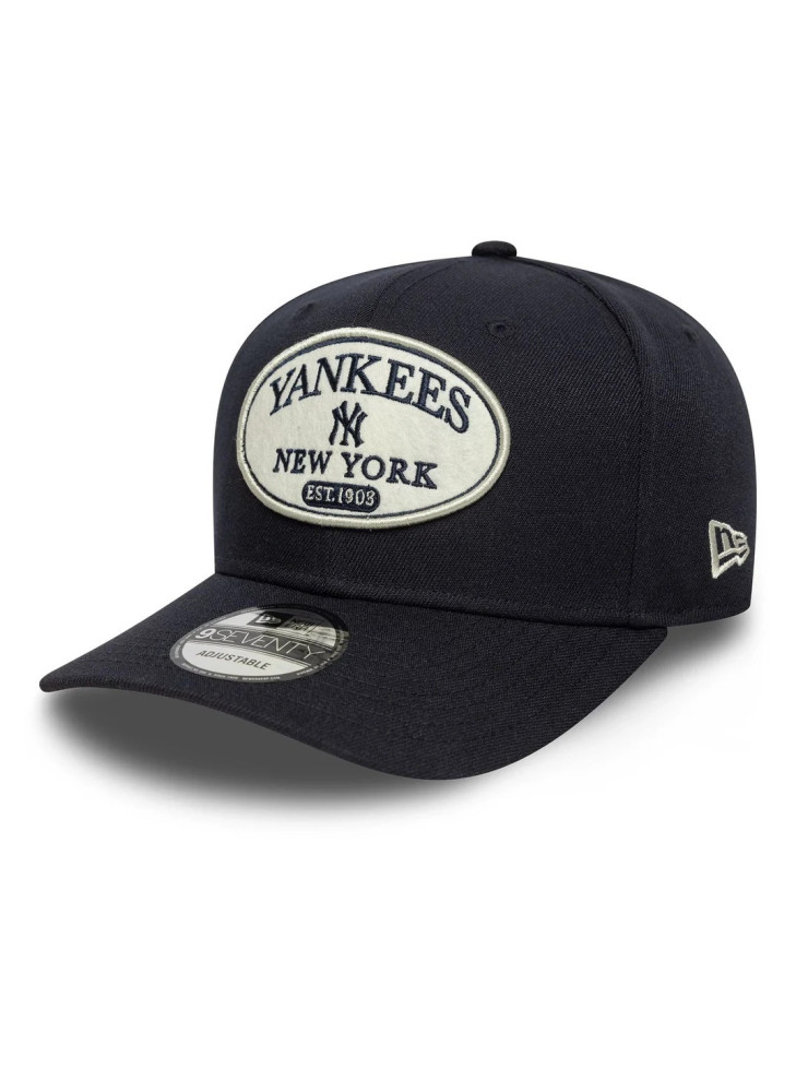 New York Yankees MLB Patch 9SEVENTY Stretch-Snap Adjustable Cap New Era 60691208 Navy New York Yankees MLB Patch 9SEVENTY Stretch-Snap Adjustable Cap New Era 60691208 Navy
