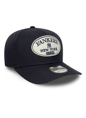 New York Yankees MLB Patch 9SEVENTY Stretch-Snap Adjustable Cap New Era 60691208 Navy