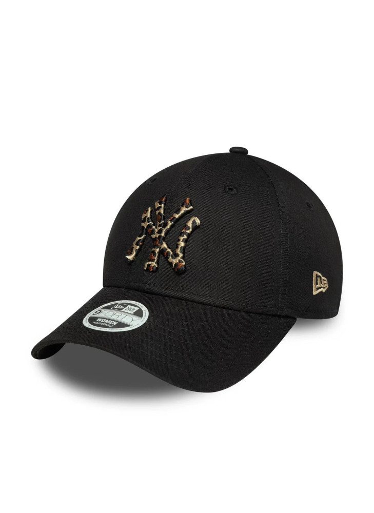 New York Yankees Womens MLB Leopard Infill 9FORTY Adjustable Cap New Era 60691330 Black New York Yankees Womens MLB Leopard Infill 9FORTY Adjustable Cap New Era 60691330 Black