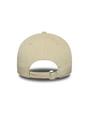 New York Yankees Womens MLB Cord 9FORTY Adjustable Cap New Era 60691355 Cream