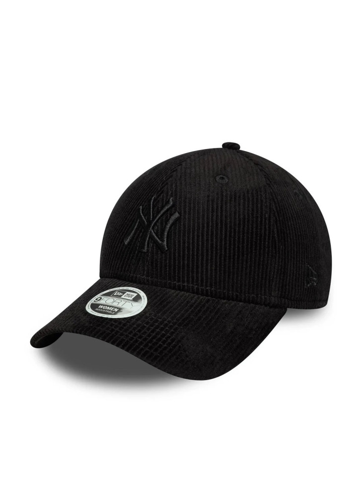 New York Yankees Womens MLB Cord 9FORTY Adjustable Cap New Era 60691365 Black