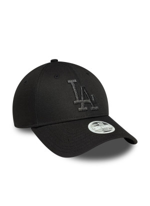 LA Dodgers Womens MLB Metallic Logo 9FORTY Adjustable Cap New Era 60691412 Black