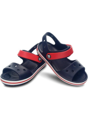 Sandália De Praia Crocband Sandal Kids Crocs 12856-485 Navy/Red