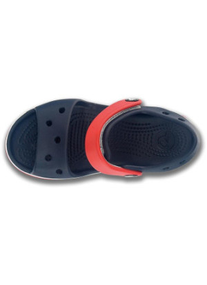 Sandália De Praia Crocband Sandal Kids Crocs 12856-485 Navy/Red